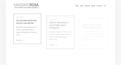Desktop Screenshot of massimorosa.com